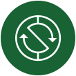 bus sync green icon