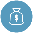 icon money bag