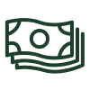 Stack of cash icon