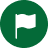 Location Green Circle Icon