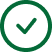 Green stroke checkmark icon