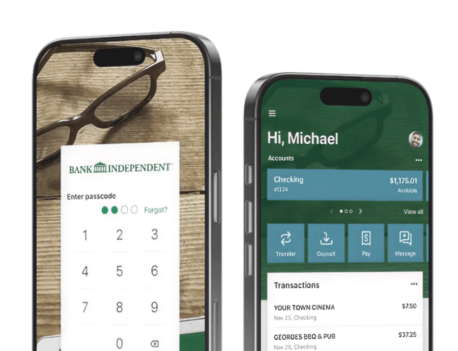 Bank Independent Mobile app